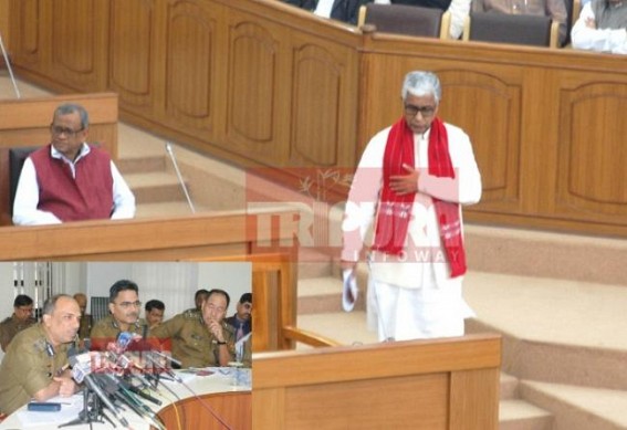 Manik Sarkar's Home Ministry fails to reduce crime rate in Tripura : State Police role under scanner as 1.7 lakh non-FIR cases recorded per year